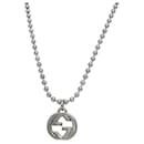 Collier entrelacé en argent Gucci