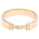 Anillo de diamante Double T Tiffany en oro rosa - Tiffany & Co