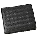 Bottega Veneta Intrecciato Black Leather Wallet