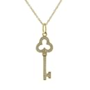 Tiffany & Co. Open Trefoil Key Necklace