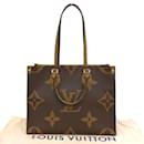 Louis Vuitton Monogram Giant Reverse On The Go MM 2WAY Bag