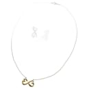 Collier et boucles d'oreilles en forme de cœur double ouvert Tiffany - Tiffany & Co