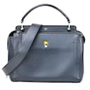 Bolsa de couro Fendi Dotcom