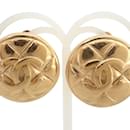 Chanel Gold Clip Earrings