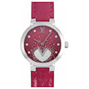 Louis Vuitton Tambour Cool V Verni Rose Andian Uhr