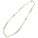 Celine Macadam Metal Color Stone Necklace - Céline