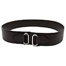 Hermes Dark Brown Leather Belt - Hermès