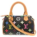 Louis Vuitton Monogram Multicolore Speedy Noir Handbag