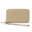 Maison Margiela Beige Brown Leather Long Wallet - Maison Martin Margiela