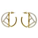 Fendi Gold Fizu Hoop Earrings