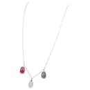 Tiffany Rainbow Drop Necklace K18WG - Tiffany & Co