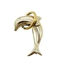 Broche Tiffany Dolphin de plata 925 y oro de 18K - Tiffany & Co