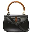 Bolso de cuero negro Gucci