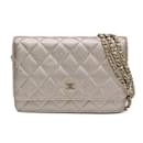 Chanel Matelasse A33814 Women's Chain/Shoulder Wallet