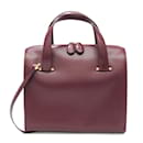 Sac à main en cuir Cartier Must pour femme en bordeaux