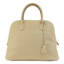 Hermes Bolide Relax 35 Beige Handbag - Hermès