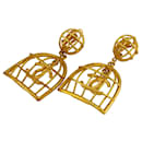 Boucles d'oreilles Coco Mark Birdcage 93A de Chanel