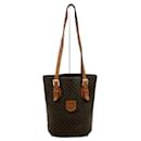 Celine Macadam Pattern Brown Tote Bag - Céline