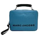 Sac à épaule en cuir bleu Marc Jacobs