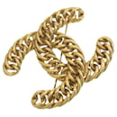 Chanel Coco Mark Gold Plated Brooch