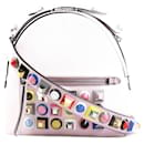 Fendi Light Pink Multi-Color Leather Shoulder Bag