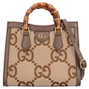 Gucci Jumbo GG Bamboo Mini Tote Diana Schultertasche