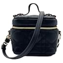 Christian Dior Black Lambskin Crossbody Shoulder Bag