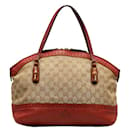 Sac à main en toile GG Gucci avec bambou