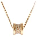 Bvlgari B.zero1 Necklace in 18K Pink Gold with Diamond - Bulgari