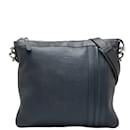 Gucci Abbey Navy Leather Shoulder Bag