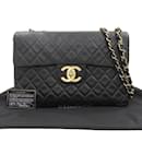 Borsa a spalla Chanel Matelassé 34 Coco Mark con catena