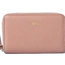 Portefeuille bi-fold Gucci rose clair