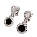 Boucles d'oreilles clip Bvlgari Bvlgari en diamant et onyx - Bulgari