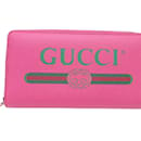 Gucci Pink Leather Coin Purse