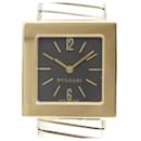 Bvlgari Quadrato 18K Gold Steel Quartz Ladies Watch - Bulgari