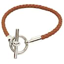 Bracelet en cuir Hermes avec charm - Hermès