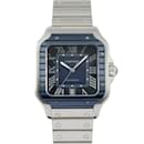 Montre Cartier Santos Large WSSA0048 cadran bleu