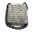 Chenel Tweed Chain Shoulder Bag Camellia - Autre Marque