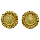 Chanel 95P Coin Motif Coco Chanel Earrings