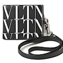 Valentino Rockstuds Black Chain/Shoulder Wallet