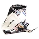 Chanel Black Silk Scarf