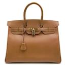 Hermes Birkin 35 Ardennes Natural Leather Handbag - Hermès