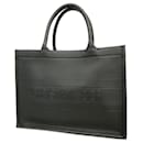 Christian Dior Black Leather Tote Bag