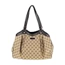 Bolso tote de lona GG de Gucci