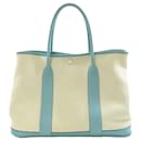 Hermes Garden PM Handbag in Blue Atoll - Hermès