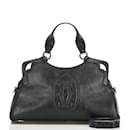 Cartier Marcello Brown Leather Handbag