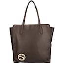 Gucci braune Leder-Tote