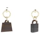 Hermes Amulet Buffalo Horn and Gold Plated Earrings - Hermès