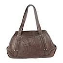 Celine Brown Leather Handbag - Céline