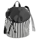 Salvatore Ferragamo Stripe Rucksack Backpack